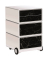 easyOffice Contents Rollcontainer weiß, bunt 4 Auszüge 39,0 x 43,6 x 64,2 cm