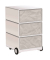 easyOffice Contents Rollcontainer weiß, bunt 4 Auszüge 39,0 x 43,6 x 64,2 cm