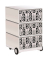easyOffice Black & White Rollcontainer weiß, schwarz 4 Auszüge 39,0 x 43,6 x 64,2 cm