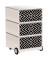 easyOffice Black & White Rollcontainer weiß, schwarz 4 Auszüge 39,0 x 43,6 x 64,2 cm