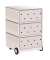 easyOffice Black & White Rollcontainer weiß, schwarz 4 Auszüge 39,0 x 43,6 x 64,2 cm