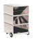 easyOffice Industrial Rollcontainer weiß, bunt 4 Auszüge 39,0 x 43,6 x 64,2 cm