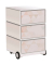 easyOffice Colour Rollcontainer weiß, bunt 4 Auszüge 39,0 x 43,6 x 64,2 cm