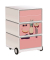 easyOffice Tropical Rollcontainer weiß, bunt 4 Auszüge 39,0 x 43,6 x 64,2 cm