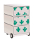 easyOffice Tropical Rollcontainer weiß, bunt 4 Auszüge 39,0 x 43,6 x 64,2 cm