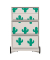 easyOffice Tropical Rollcontainer weiß, bunt 4 Auszüge 39,0 x 43,6 x 64,2 cm
