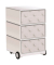easyOffice Classic Chic Rollcontainer weiß, bunt 4 Auszüge 39,0 x 43,6 x 64,2 cm