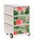 easyOffice Tropical Rollcontainer weiß, bunt 4 Auszüge 39,0 x 43,6 x 64,2 cm