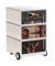 easyOffice Classic Chic Rollcontainer weiß, bunt 4 Auszüge 39,0 x 43,6 x 64,2 cm