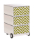 easyOffice Vintage Rollcontainer weiß, bunt 4 Auszüge 39,0 x 43,6 x 64,2 cm
