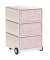easyOffice Garden Factory Rollcontainer weiß, bunt 4 Auszüge 39,0 x 43,6 x 64,2 cm