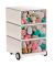 easyOffice Business Rollcontainer weiß, bunt 4 Auszüge 39,0 x 43,6 x 64,2 cm