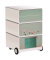 easyOffice Garden Factory Rollcontainer weiß, bunt 4 Auszüge 39,0 x 43,6 x 64,2 cm