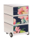 easyOffice Garden Factory Rollcontainer weiß, bunt 4 Auszüge 39,0 x 43,6 x 64,2 cm