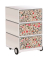 easyOffice Garden Factory Rollcontainer weiß, bunt 4 Auszüge 39,0 x 43,6 x 64,2 cm