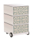 easyOffice Garden Factory Rollcontainer weiß, bunt 4 Auszüge 39,0 x 43,6 x 64,2 cm