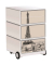 easyOffice Business Rollcontainer weiß, bunt 4 Auszüge 39,0 x 43,6 x 64,2 cm