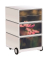 easyOffice Garden Factory Rollcontainer weiß, bunt 4 Auszüge 39,0 x 43,6 x 64,2 cm