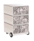 easyOffice Tropical Rollcontainer weiß, bunt 4 Auszüge 39,0 x 43,6 x 64,2 cm