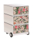 easyOffice Garden Factory Rollcontainer weiß, bunt 4 Auszüge 39,0 x 43,6 x 64,2 cm