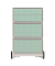 easyOffice Colour Rollcontainer weiß, bunt 4 Auszüge 39,0 x 43,6 x 64,2 cm
