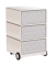 easyOffice Classic Chic Rollcontainer weiß, bunt 4 Auszüge 39,0 x 43,6 x 64,2 cm