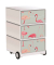 easyOffice Tropical Rollcontainer weiß, bunt 4 Auszüge 39,0 x 43,6 x 64,2 cm