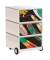 easyOffice Colour Rollcontainer weiß, bunt 4 Auszüge 39,0 x 43,6 x 64,2 cm