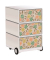 easyOffice Garden Factory Rollcontainer weiß, bunt 4 Auszüge 39,0 x 43,6 x 64,2 cm