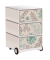easyOffice Garden Factory Rollcontainer weiß, bunt 4 Auszüge 39,0 x 43,6 x 64,2 cm