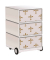 easyOffice Business Rollcontainer weiß, bunt 4 Auszüge 39,0 x 43,6 x 64,2 cm