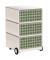 easyOffice Vintage Rollcontainer weiß, bunt 4 Auszüge 39,0 x 43,6 x 64,2 cm