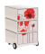 easyOffice Garden Factory Rollcontainer weiß, bunt 4 Auszüge 39,0 x 43,6 x 64,2 cm