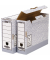 Archivbox System 1080001, A4, grau/wei&szlig;, Recyclingkarton