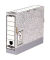 Archivbox System 1080001, A4, grau/wei&szlig;, Recyclingkarton