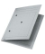 Umlaufmappe 3998-00-85, A4 grau Recyclingkarton 320g