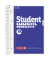 Collegeblock 10-67951 Student, Lineatur 21 / liniert mit Rand innen, A5, 70g, blau, 80 Blatt