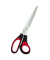 Schere 25,5cm schwarz/rot