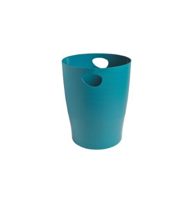 Papierkorb Ecobin 45334D, Skandi, 15 Liter, Pazifik Blau