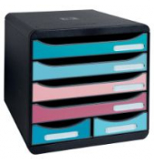 Schubladenbox 312606D, Big Box Maxi, SKANDI, 6 Schubladen, sortiert