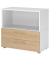 Regalschrank FlexWall, VFW28S2KGWEBS weiß, eiche 1 Fachboden 80,0 x 40,0 x 74,6 cm