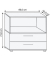 Regalschrank FlexWall, VFW28S2KGGRBS grafit, asteiche 1 Fachboden 80,0 x 40,0 x 74,6 cm