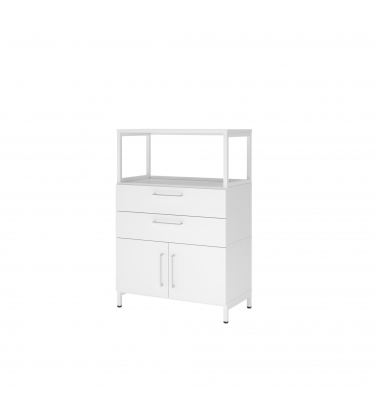 Regalschrank FlexWall VFW38K1RUWWBS, nein, 2 OH, wei&szlig;, 80x118x41,7cm (BxHxT)