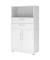Regalschrank FlexWall, VFW48K2KGWWBS weiß 1 Fachboden 80,0 x 40,0 x 145,0 cm