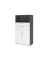 Regalschrank FlexWall, VFW48K2KGGWBS grafit, weiß 1 Fachboden 80,0 x 40,0 x 145,0 cm