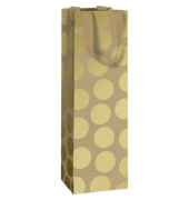 Flaschentragetasche Yoko, 36x11x10,5cm, naturgold