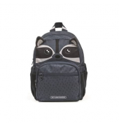 Kinderrucksack 49472-075 Kids Mini, Waschb&auml;r, mit Rei&szlig;verschluss