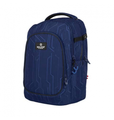 Schulranzen 42122-357 Campus Evo, Cyber Blue, mit Rei&szlig;verschluss