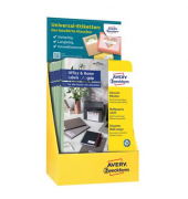 Universal-Etiketten, mit ultragrip, Thekendisplay Universal 6125, weiß