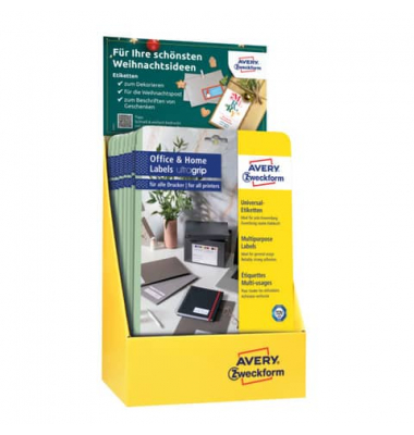 Universal-Etiketten 6124, 105x148mm, weiß, Thekendisplay